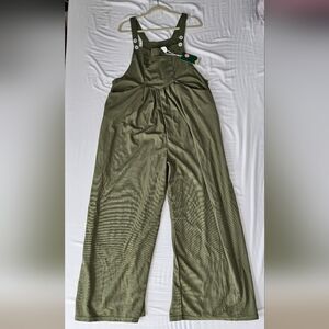 NWT Halara Waffle Casual Overalls